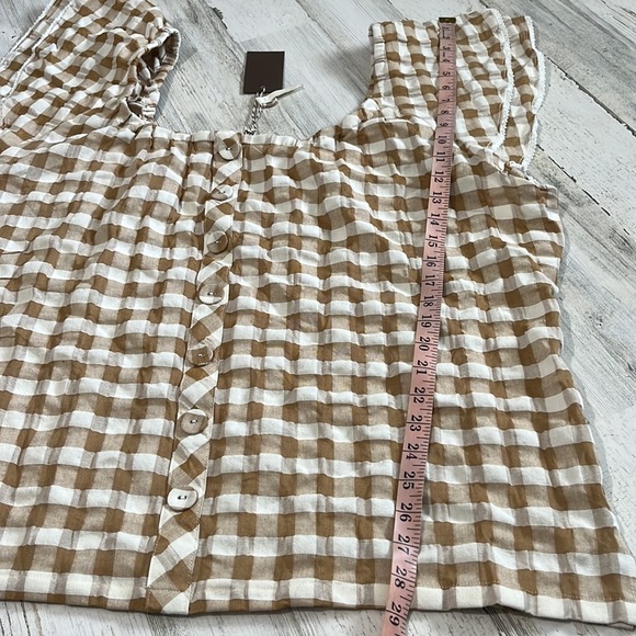 Matilda Jane Annabelle Plaid Off Shoulder Top Size XXL. NWT - Picture 11 of 11